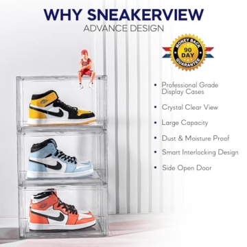 SneakerView Clear Boxes – Stackable Storage for Sneakerheads