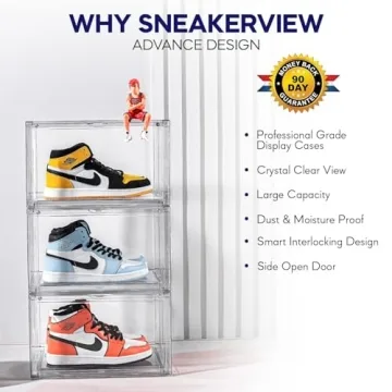 SneakerView Clear Boxes – Stackable Storage for Sneakerheads