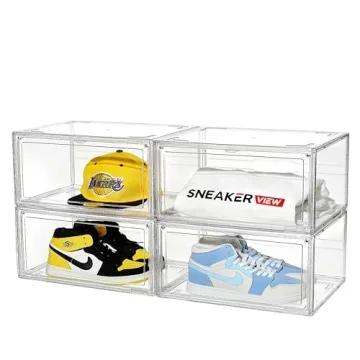 SneakerView Clear Boxes – Stackable Storage for Sneakerheads