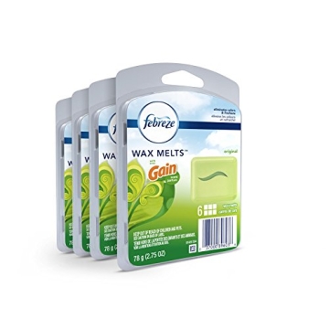 Febreze Wax Melts Gain Scent Odor Eliminator 4 Pack