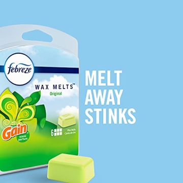 Febreze Wax Melts Gain Scent Odor Eliminator 4 Pack