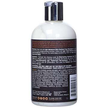 tgin Triple Moisture Replenishing Conditioner For Natural Hair - Dry Hair - Curly Hair - 13 Oz