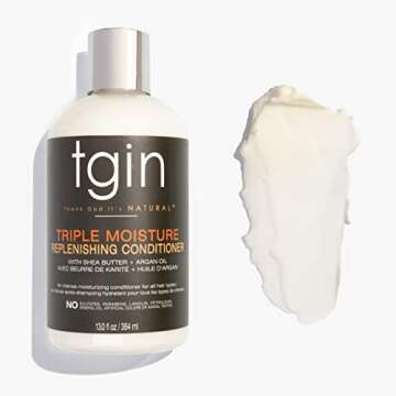 tgin Triple Moisture Replenishing Conditioner For Natural Hair - Dry Hair - Curly Hair - 13 Oz