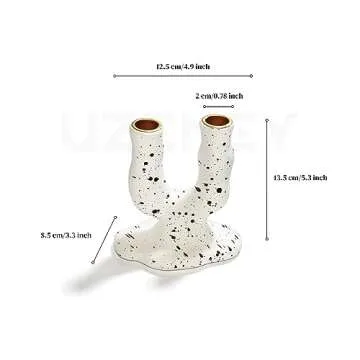 UZENEY Candlestick Holder - Modern Chic Decor for All Occasions