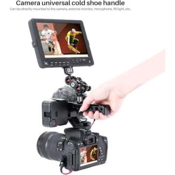 UURig R005 Camera Hot Shoe Top Handle Grip - Essential for Filmmakers
