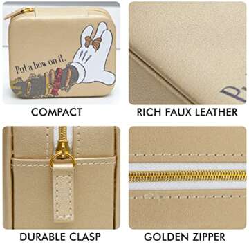 Disney Minnie Mouse Jewelry Organizer for Travel and Home