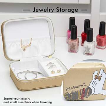 Disney Minnie Mouse Jewelry Organizer for Travel and Home