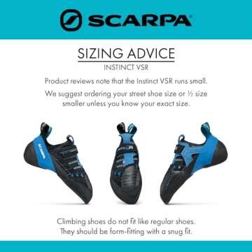 SCARPA Instinct VSR Rock Climbing Shoes – Sport Climbing & Bouldering