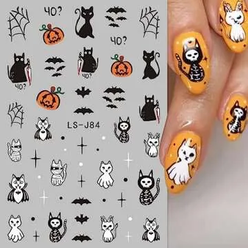 Cute Halloween Nail Art Stickers for Easy Nail Art Fun