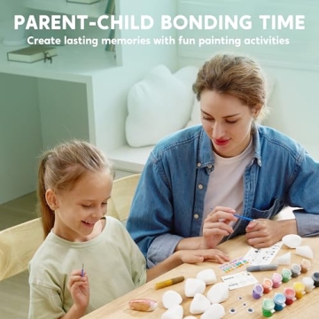 JOYIN Rock Painting Kit for Kids - Fun Arts & Crafts Set