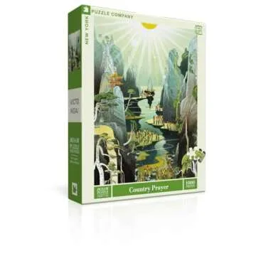 New York Puzzle Company - Victo Ngai Country Prayer - 1000 Piece Jigsaw Puzzle for Adults by Victo Ngai