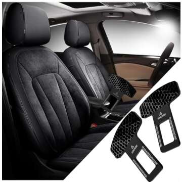 Lmuwecno 2Pack Car Belt Pads, Shoulder Belt Pads Cover，Comfortable and Convenient fo You and Your Family