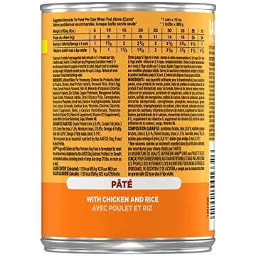 IAMS Proactive Health Puppy Wet Dog Food Classic Ground with Chicken and Rice, 13 oz. Cans, Pack of ...