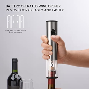 CIRCLE JOY Electric Wine Opener for Effortless Enjoyment