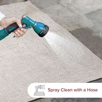 nuLOOM 9x12 Solid Indoor/Outdoor Rug, Stylish & Durable