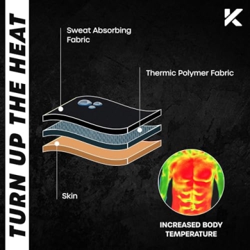 Kewlioo Men's Sauna Sweat Enhancing Compression Vest