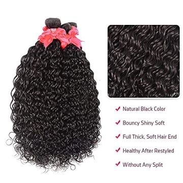 Miss GAGA Brazilian Virgin Hair Water Wave 4 Bundles