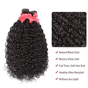 Miss GAGA Brazilian Virgin Hair Water Wave 4 Bundles