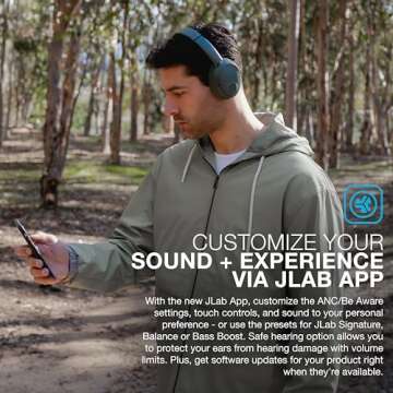 JLab JBuds Lux ANC Wireless Headphones - Immersive Sound