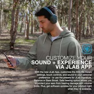 JLab JBuds Lux ANC Wireless Headphones - Immersive Sound