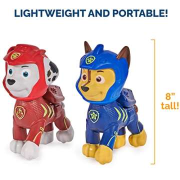 Swimways Paw Patrol Floatin' Figures, Swimming Pool Accessories & Kids Pool Toys, Paw Patrol Party Supplies & Water Toys for Kids Aged 3 & Up, Chase & Marshall 2-Pack