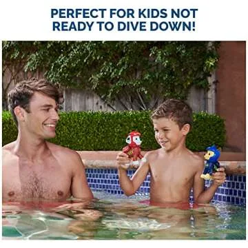 Swimways Paw Patrol Floatin' Figures, Swimming Pool Accessories & Kids Pool Toys, Paw Patrol Party Supplies & Water Toys for Kids Aged 3 & Up, Chase & Marshall 2-Pack
