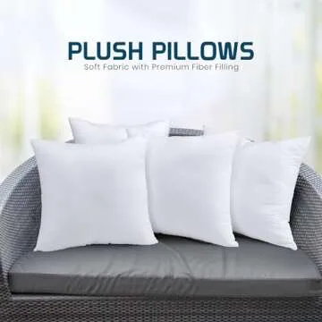 Utopia Bedding Throw Pillows – Set of 4, 14x14 inches Stuffer