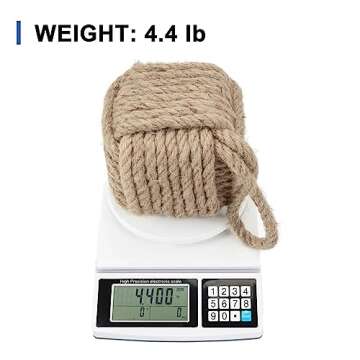 Marwood Nautical Door Stopper - Jute Weighted Design