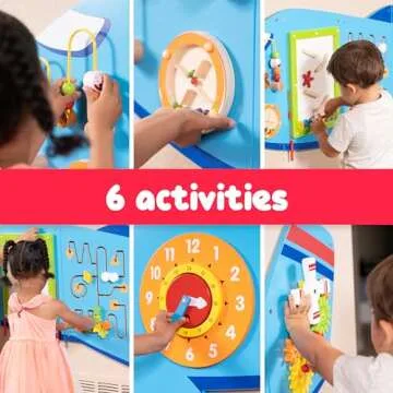 Spark & WOW Airplane Activity Wall Panels - Montessori Fun