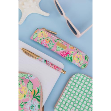 Lilly Pulitzer Metal Pen and Pouch Set for Stylish Writing