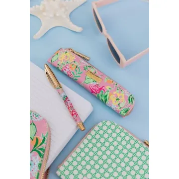 Lilly Pulitzer Metal Pen and Pouch Set for Stylish Writing