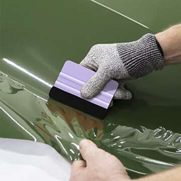 WRAPXPERT Vinyl Squeegee Set - Durable Felt Edged Tools