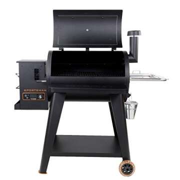 Pit Boss 10537 PB0820SP Wood Pellet Grill, 820 Square Inches, Black