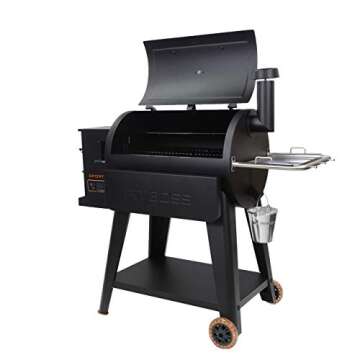 Pit Boss 10537 PB0820SP Wood Pellet Grill, 820 Square Inches, Black