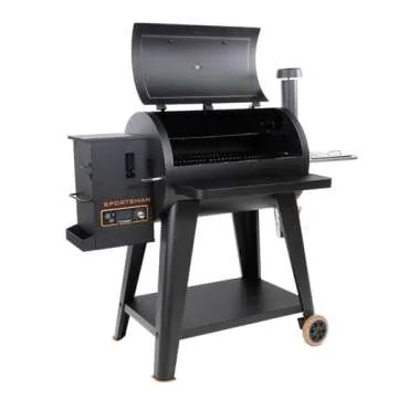 Pit Boss 10537 PB0820SP Wood Pellet Grill, 820 Square Inches, Black