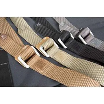 5.11 Tactical Traverse Double Buckle Belt, Black, Large