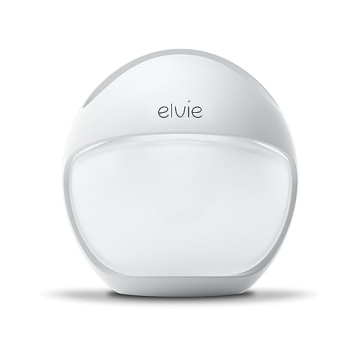 Elvie Curve Manual Wearable Breast Pump | Hands-Free, Kick-Proof, Portable Silicone Pump That Can Be...