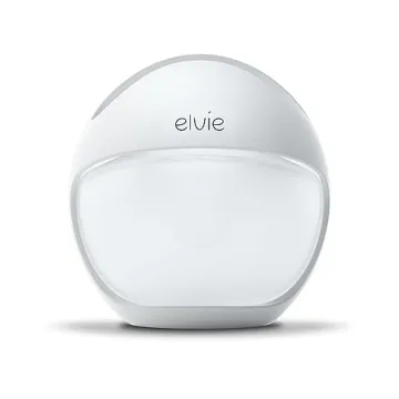 Elvie Curve Manual Wearable Breast Pump | Hands-Free, Kick-Proof, Portable Silicone Pump That Can Be...
