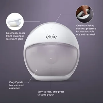 Elvie Curve Manual Wearable Breast Pump - Hands-Free & Portable