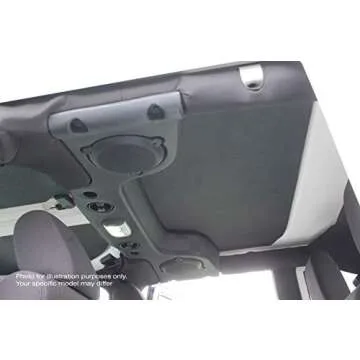 Design Engineering 050137 Boom Mat Black Sound Deadening Headliner Compatible with 4-Door Jeep Wrangler JK (2011-2018)