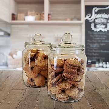 Anchor Hocking Glass Jar for Cookies and Storage
