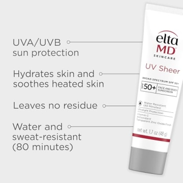 EltaMD UV Sheer Face Sunscreen SPF 50 No White Cast