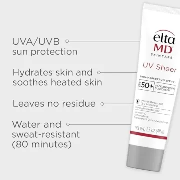 EltaMD UV Sheer Face Sunscreen SPF 50 No White Cast