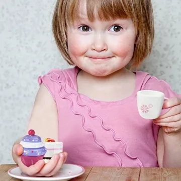 Colorful Wooden Dessert Set for Kids - Perfect Play Time!