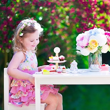 Colorful Wooden Dessert Set for Kids - Perfect Play Time!