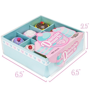 Colorful Wooden Dessert Set for Kids - Perfect Play Time!