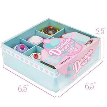 Colorful Wooden Dessert Set for Kids - Perfect Play Time!