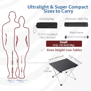 Grope Portable Camping Table Ideal for Outdoor Adventures