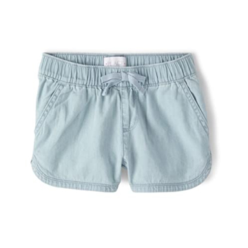 Stylish and Comfy Tessa Wash Denim Pull-On Shorts for Girls
