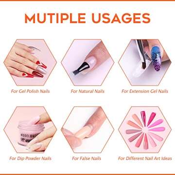 MODELONES Matte Gel Top Coat With Base Top Coat Gel Nail Polish, No Wipe Top Coat Nail Lamp Needed, Soak Off Varnish 3x10ml, High Gloss Shiny and Matte Effects In One Set